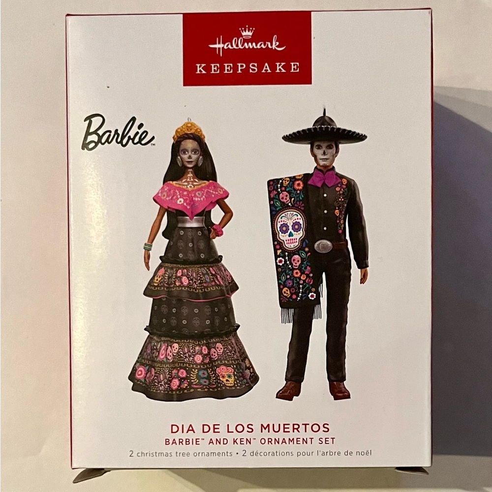 Hallmark Keepsake Ornament 2022 Barbie Ken Dia De Los Muertos